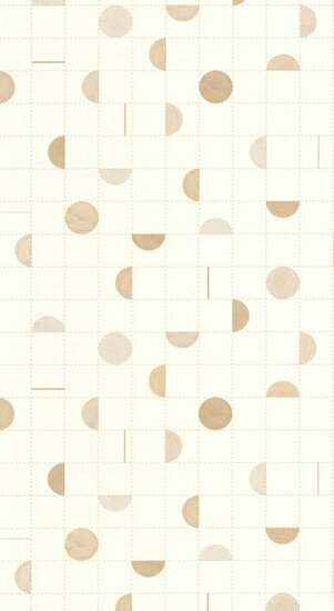 Caselio Around ARN102861020 - Beige / Wit Behang
