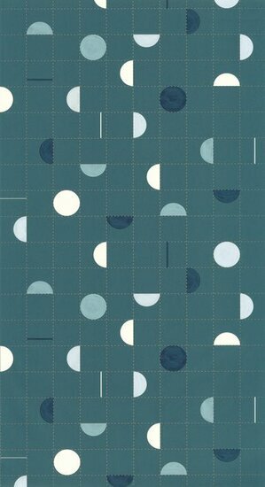 Caselio Around ARN102866029 - Blauw Behang