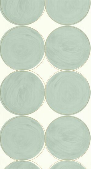 Caselio Around ARN102886020 - Blauw / Wit Behang