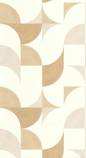 Caselio Around ARN102891000 - Beige / Wit Behang