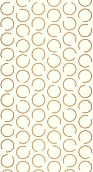 Caselio Around ARN102900020 - Geel / Wit Behang