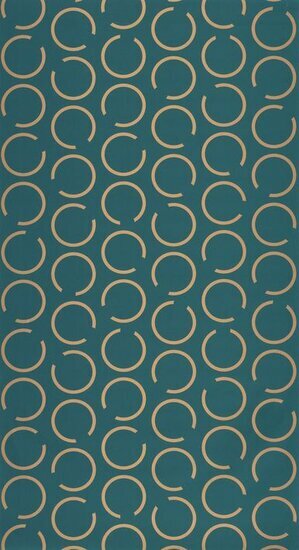 Caselio Around ARN102906025 - Blauw Behang