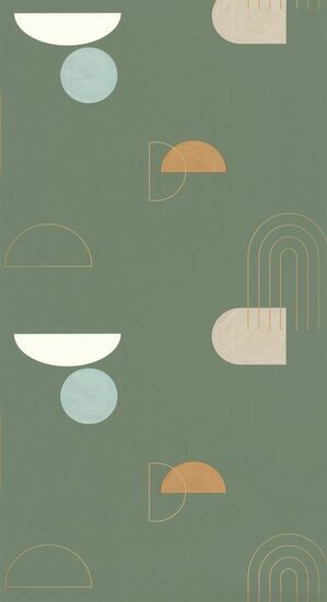 Caselio Around ARN102917026 - Groen Behang