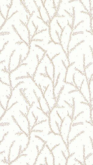 Caselio La Foret FRT102941010 - Beige / Wit Behang