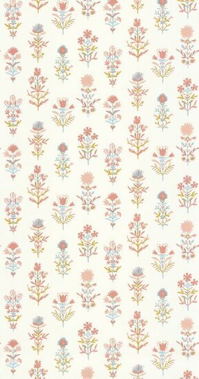 Caselio Boheme BOM103173211 - Oranje / Wit Behang