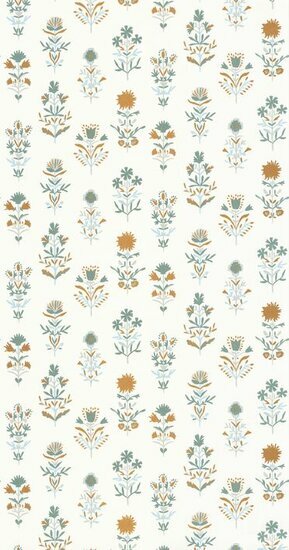 Caselio Boheme BOM103177300 - Groen / Wit Behang