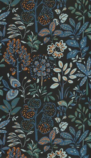 Caselio Essentiel ETL103112130 - Geel / Zwart Behang