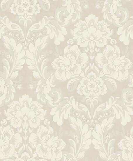 Casadeco Montsegur MTSE86061273 - Wit / Beige Behang
