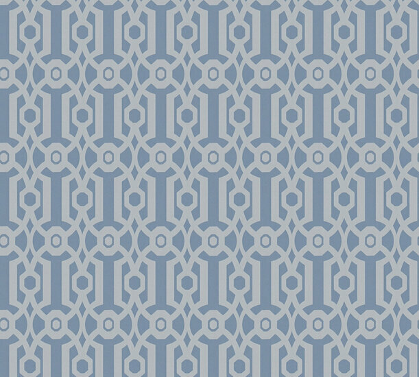 AS Creation Art of Eden 39062-2 - 390622 Blauw / Grijs Behang