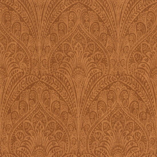 Rasch Indian Styles - 746341 Oranje Behang