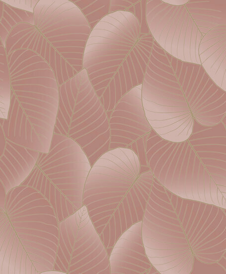 Dutch Wallcoverings Botanique B212-03 / B21203 oudroze Behang