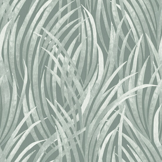 Dutch Wallcoverings Botanique M645-04 / M64504 groen Behang
