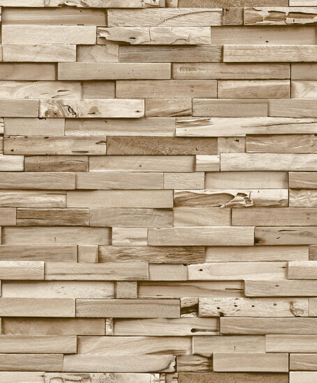 Dutch Wallcoverings Ciara A64002 lichtbruin Behang