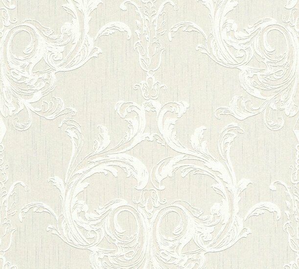 AS Creation AP Finest - 96196-2 - 961962 Creme - Creme / Wit Behang