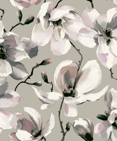 Noordwand Flora MB 47466 Grijs Behang