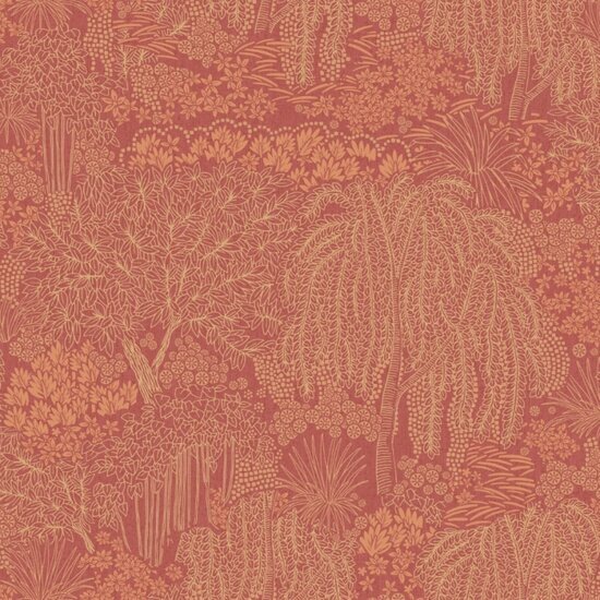 Noordwand Allure AL26263 Rood - Metallic Behang