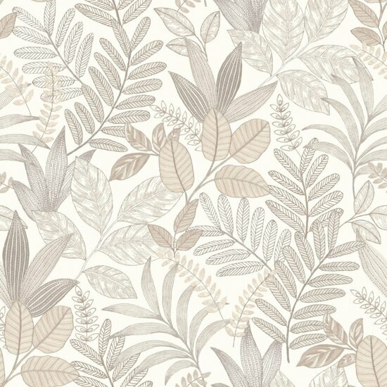Noordwand Allure AL26290 Grijs - Beige Behang