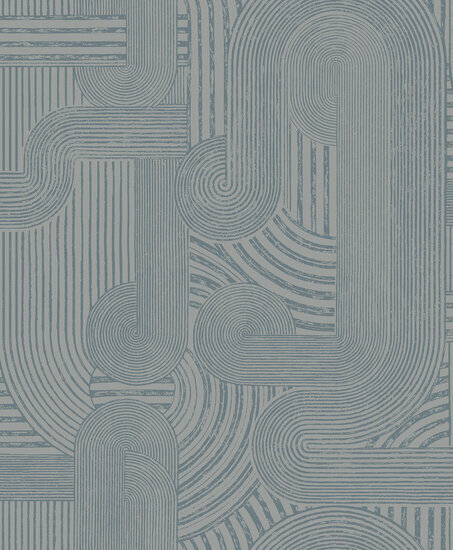 Dutch First Class Khalili 65950 Blauw Behang