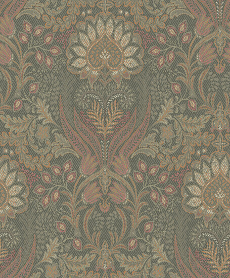 Dutch First Class Khalili 99410 Orange Behang