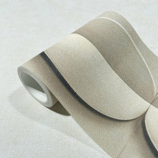 Noordwand Shades Iconic Behangrand 34491 Beige Behang