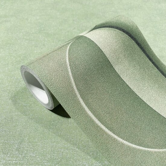 Noordwand Shades Iconic Behangrand 34495 Groen Behang