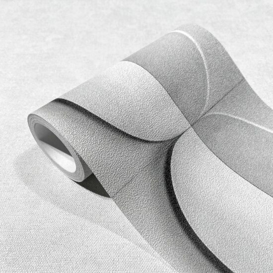 Noordwand Shades Iconic Behangrand 34496 Grijs Behang