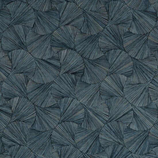 Casamance Archipel 75321630 - Grijs / Zwart Behang