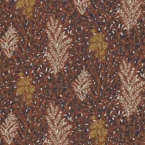 Casamance Blossom 74350426 - Rood Behang
