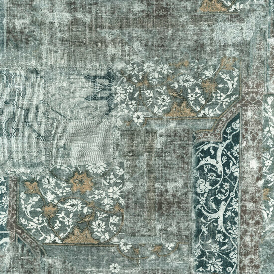 Casamance Ceylan 74533376 - Groen / Wit Behang