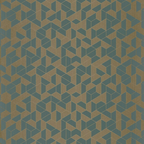 Casamance Delta 74580204 - Groen Behang