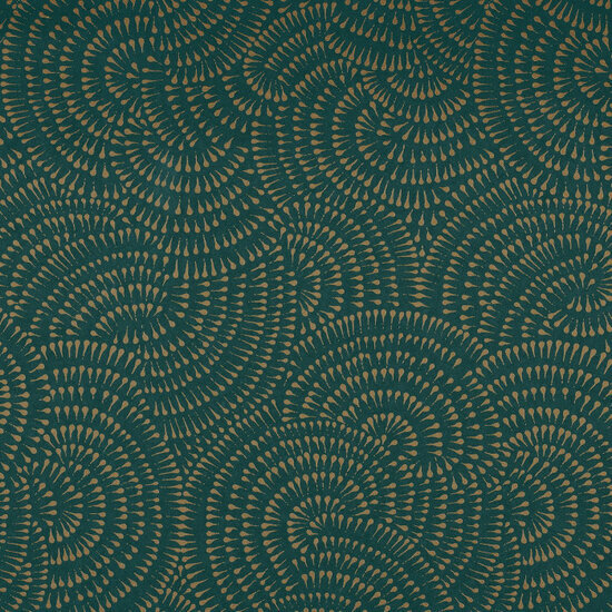 Casamance Ete Indien 75122452 - Groen Behang