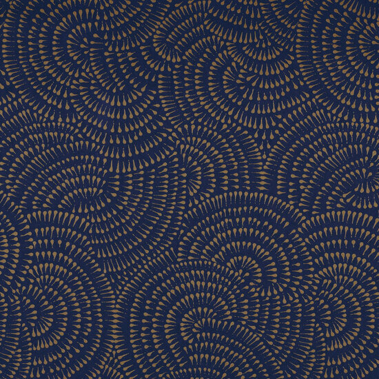 Casamance Ete Indien 75122654 - Blauw Behang