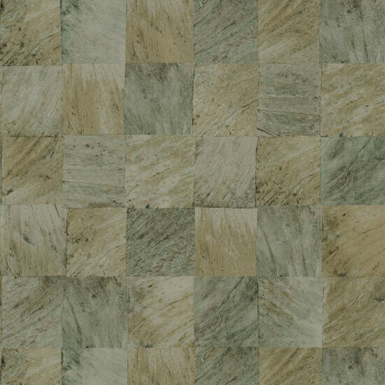 Casamance Karabane 75173368 - Groen Behang