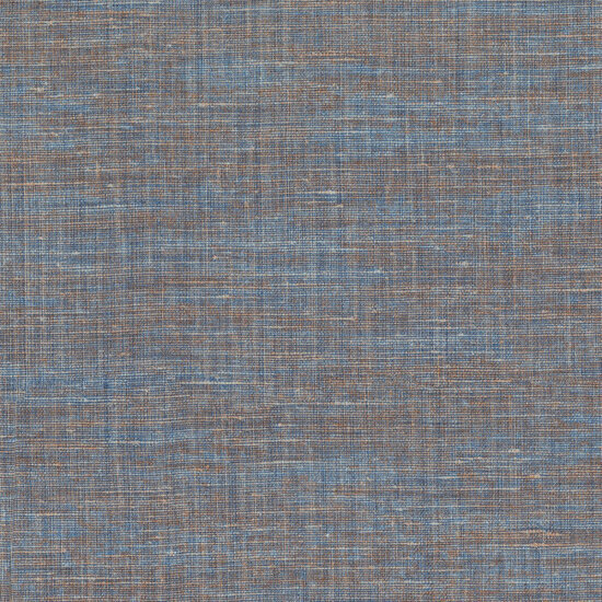 Casamance Le Lin A73815514 - Blauw / Oranje Behang