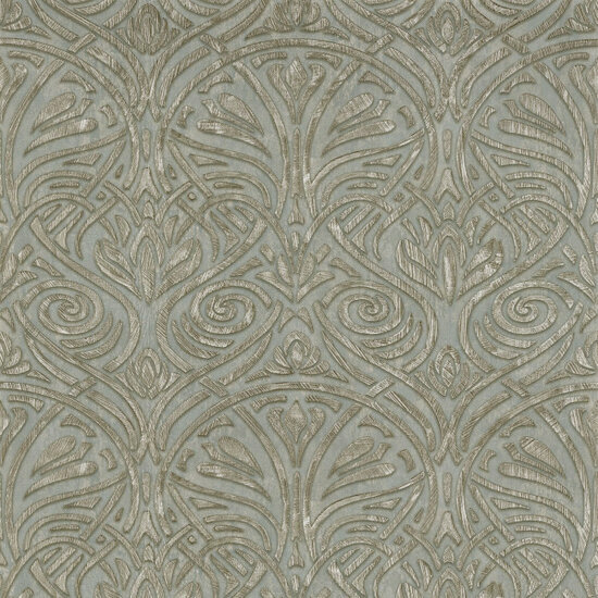 Casamance Mansour 74410222 - Groen Behang