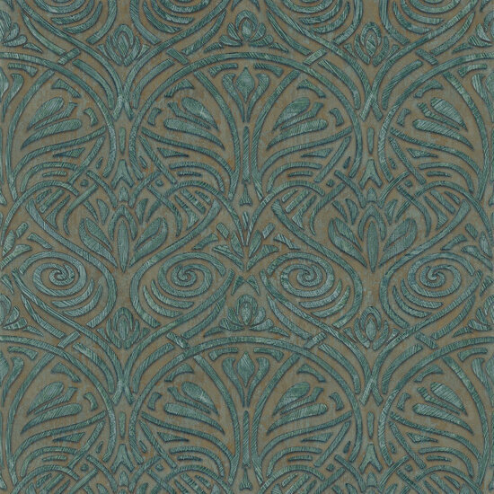 Casamance Mansour 74410324 - Groen Behang
