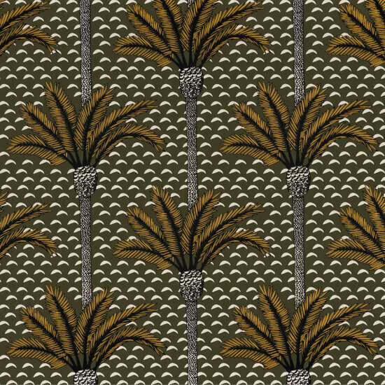 Casamance Mirage 75240610 - Groen Behang