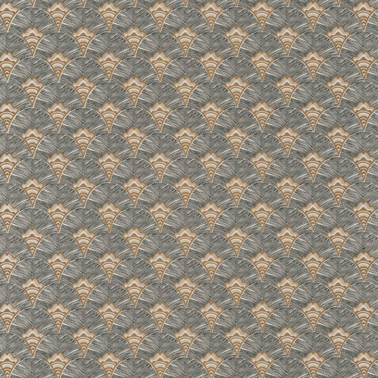 Casamance Mirage 75251120 - Bruin / Geel Behang