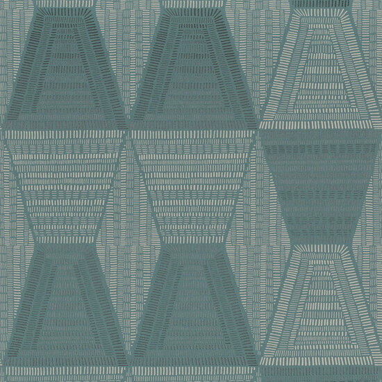 Casamance Mirage 75271936 - Groen Behang
