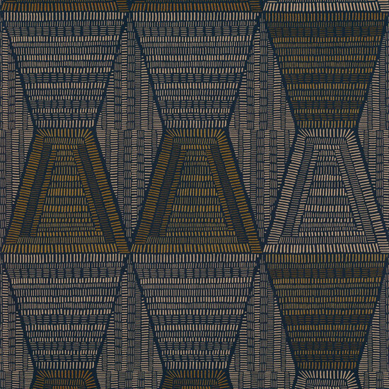 Casamance Mirage 75272140 - Blauw Behang