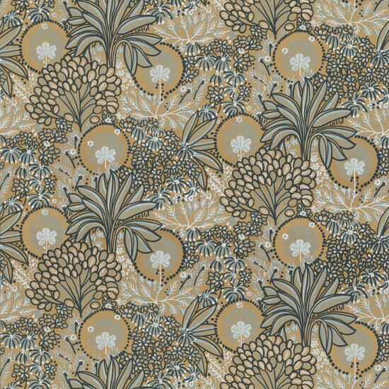 Casamance Nuit D&#039;Orient 75390916 - Bruin Behang
