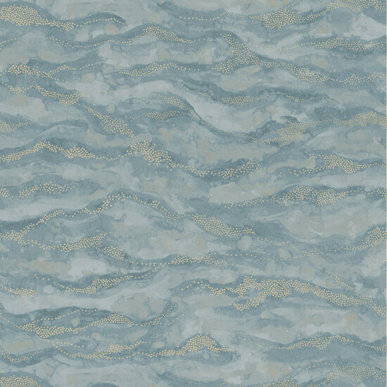 Casamance Nuit D&#039;Orient 75401732 - Blauw Behang