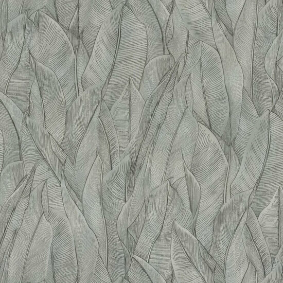 Casamance Rio Madeira 74280170 - Grijs / Wit Behang