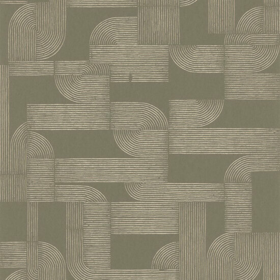 Casamance Square Jasmin 75701528 - Groen / Wit Behang