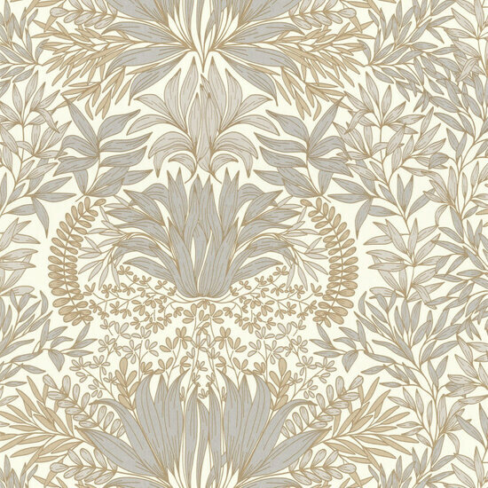 Casamance Square Jasmin 75733160 - Wit Behang