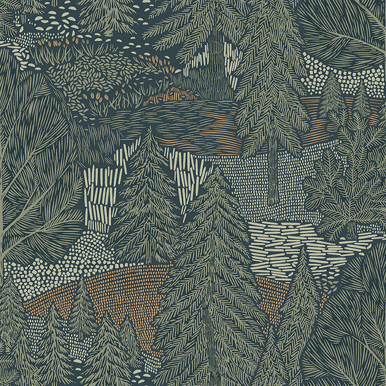 Borstapeter Woodland 4701 Behang