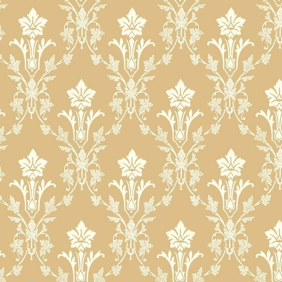 Dutch Wall Decor Blommor &amp; Blad 677-02 Groen / Grijs Behang