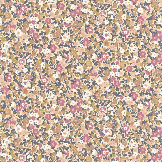 Casadeco Flower Market FLOM89215404 - Paars / Wit Behang