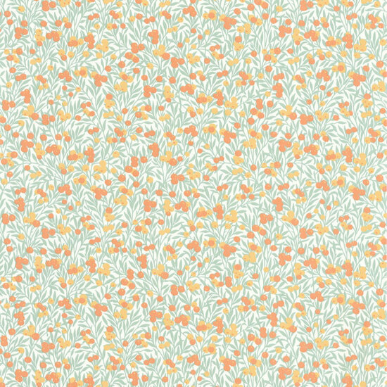 Casadeco Flower Market FLOM89223333 - Oranje / Wit Behang