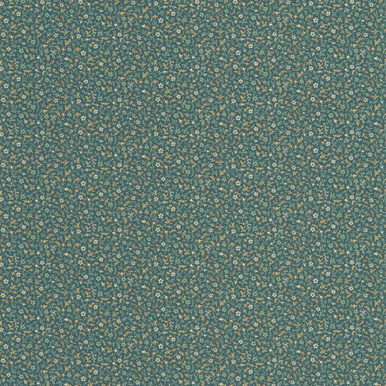 Casadeco Flower Market FLOM89236434 - Blauw Behang